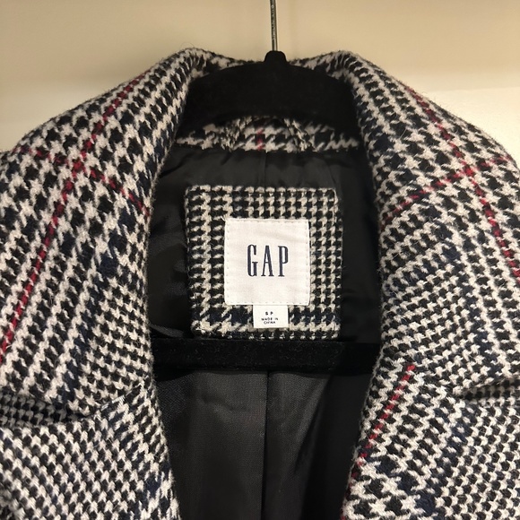 Checkered Trench Coat - Picture 3 of 4